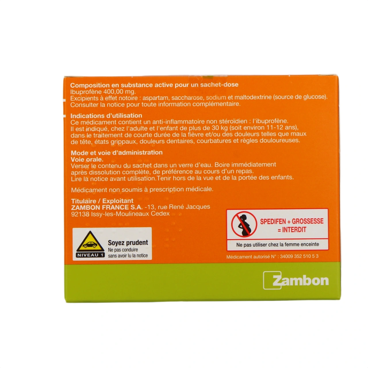 Spedifen 400mg - Vue 3