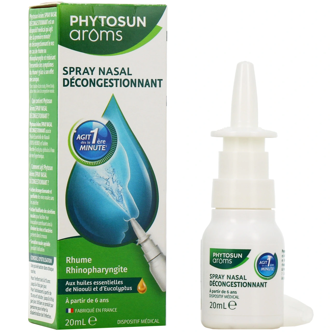 Spray Nasal Décongestionnant - Phytosun Aroms