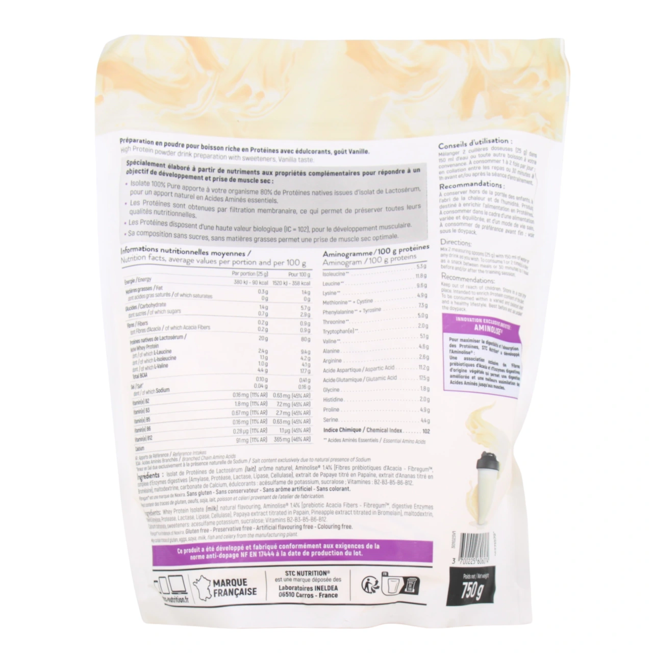 STC Nutrition Isolate 100% Pure - Vue 2