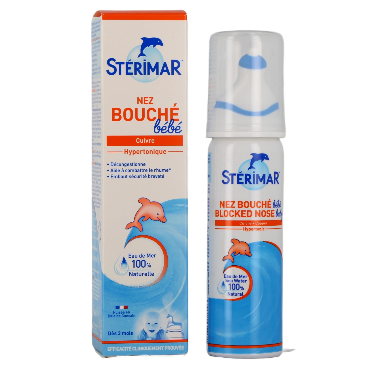 Stérimar Nez Bouché Bébé Spray Hypertonique Cuivre - Vue 8