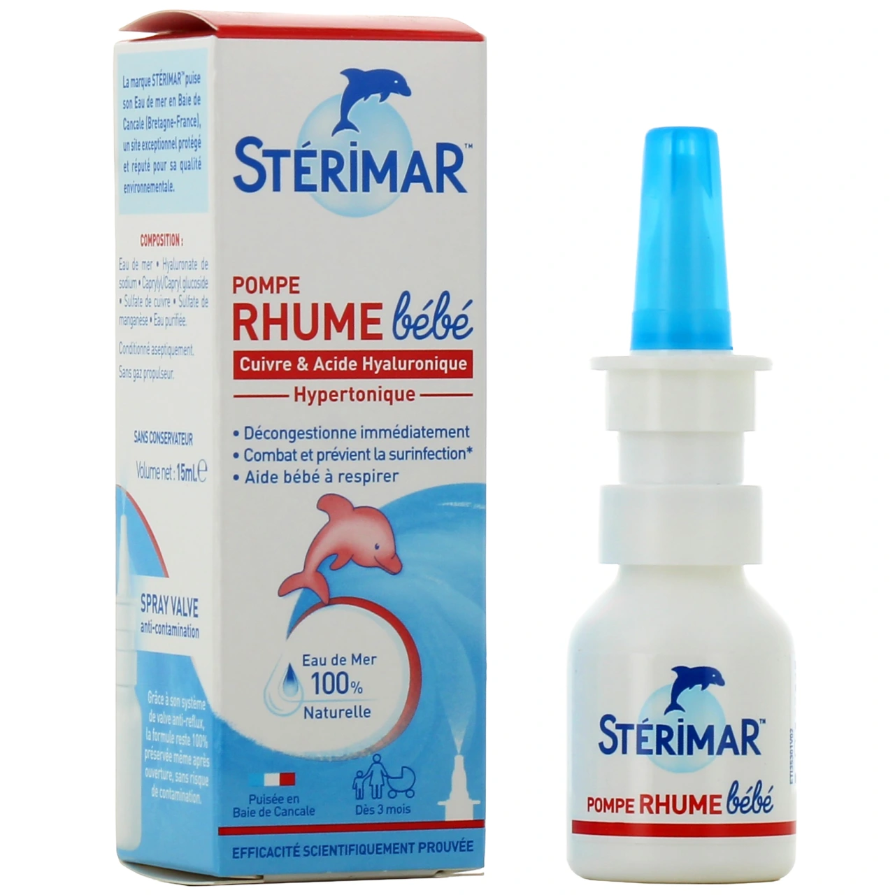 Sterimar Rhume Bébé Spray Hypertonique - Stérimar
