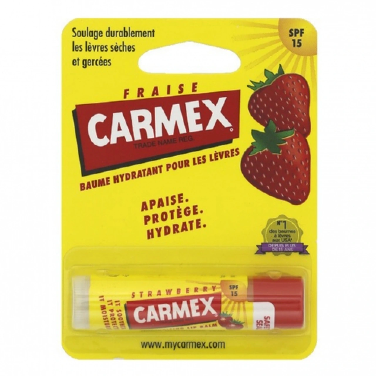 Carmex Stick Lèvres Fraise SPF15 - Vue 2
