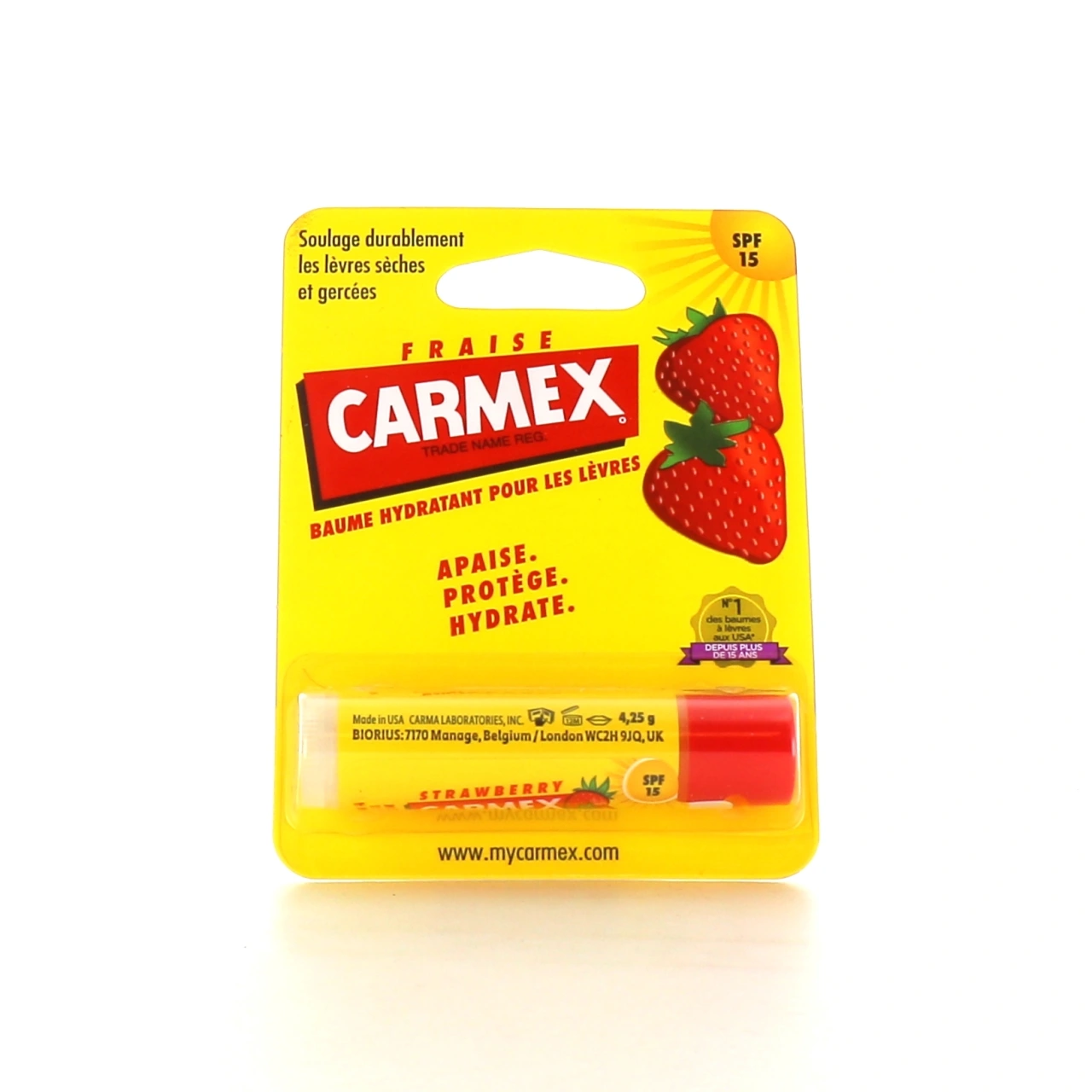 Carmex Stick Lèvres Fraise SPF15 - Vue 3