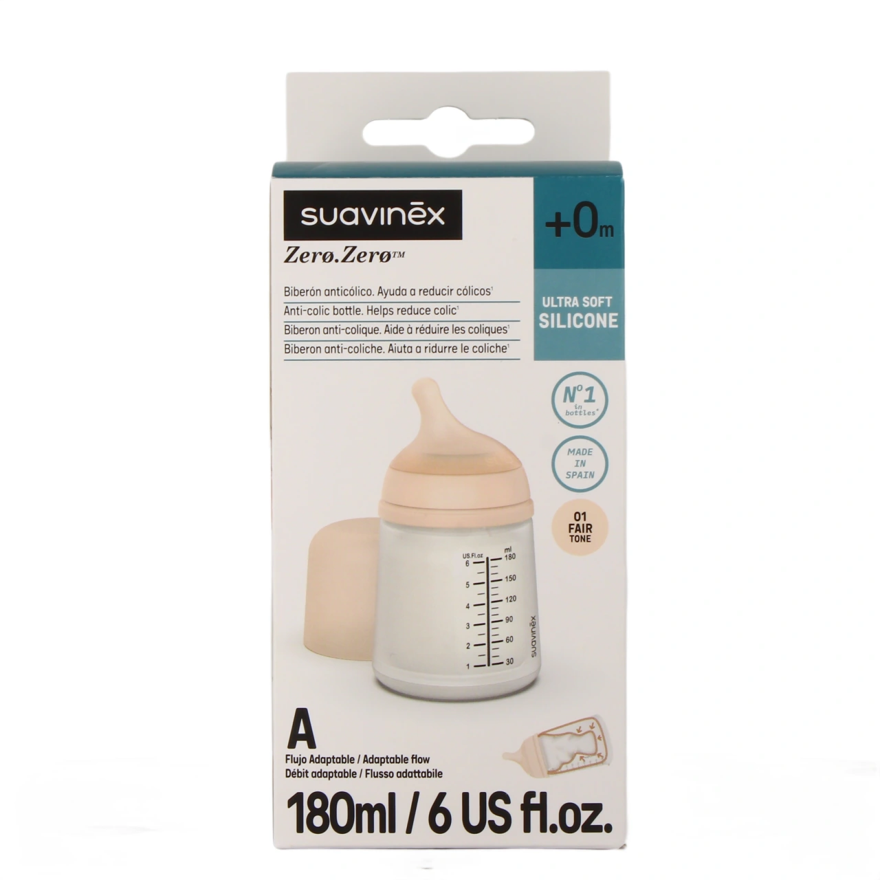 Suavinex Biberon Zero Zero - Vue 2
