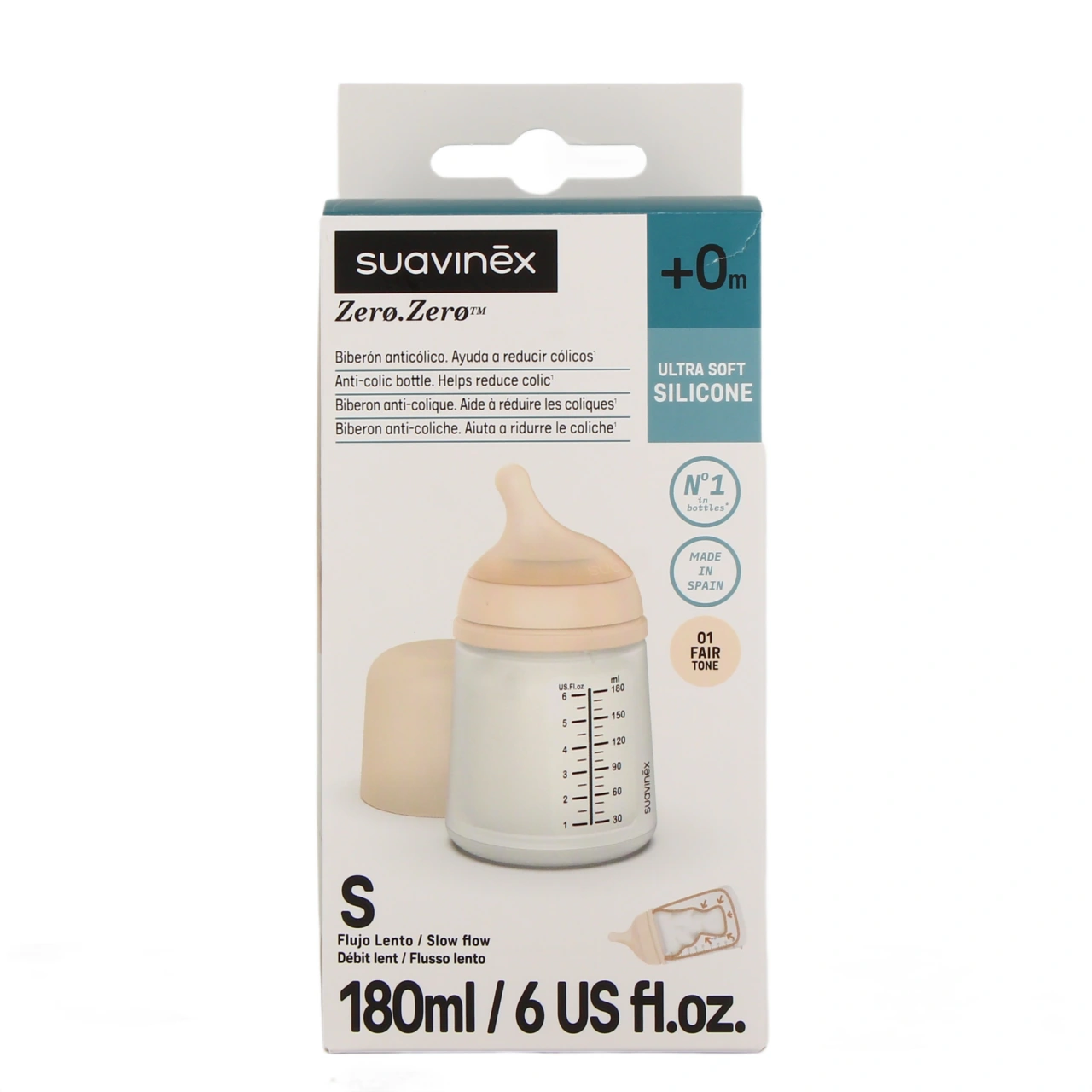 Suavinex Biberon Zero Zero - Vue 5