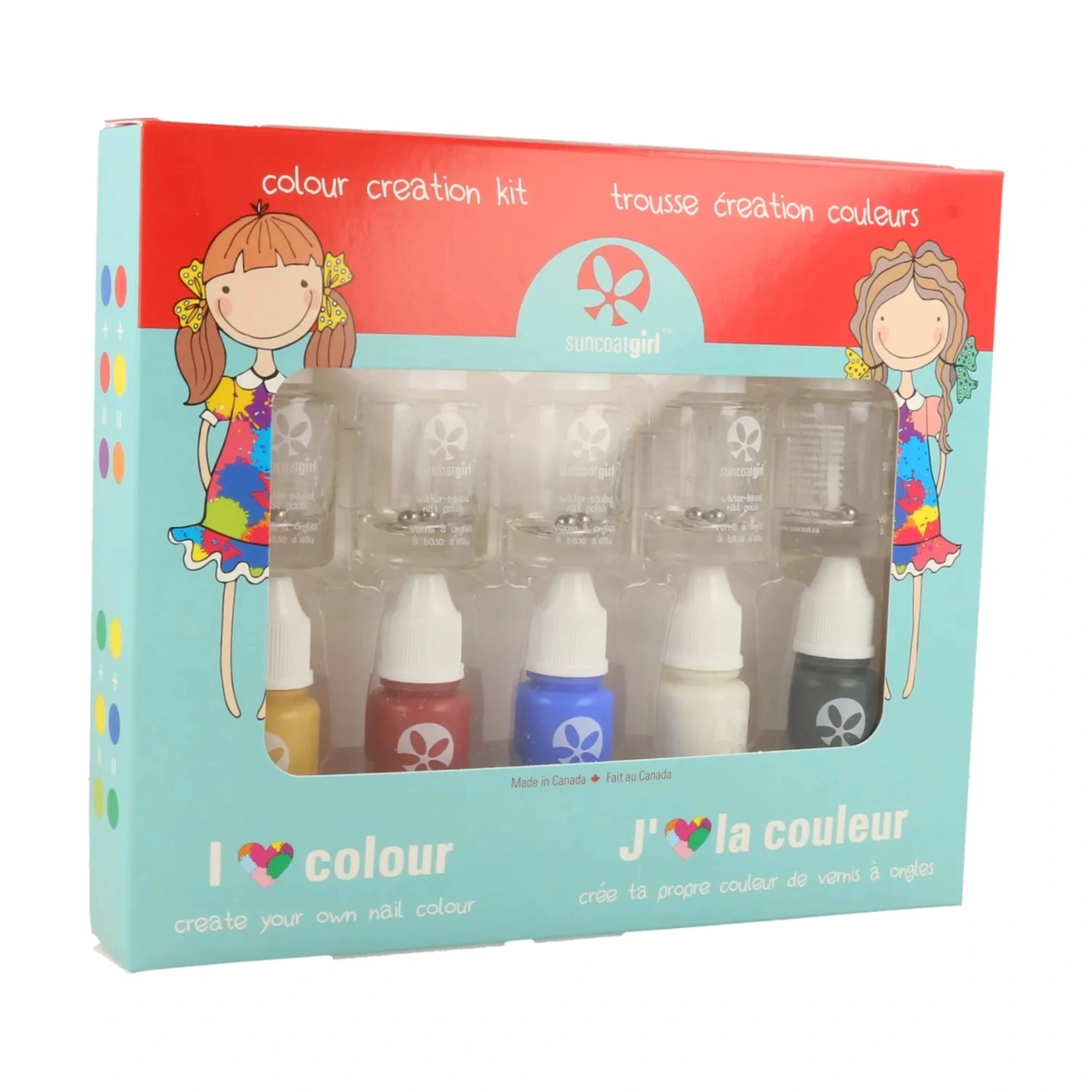 SunCoat Girl Kit Vernis Création de Couleurs 5 x 12ml - Suncoat Girl