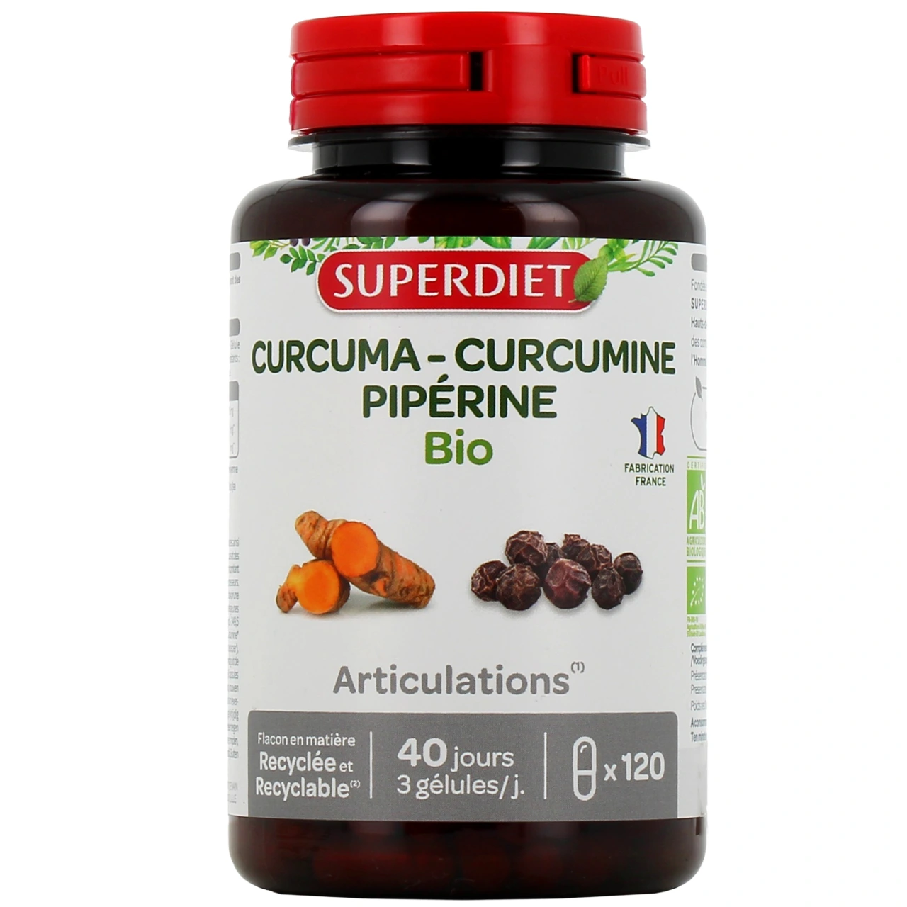 Super Diet Curcuma Pipérine Bio - Superdiet
