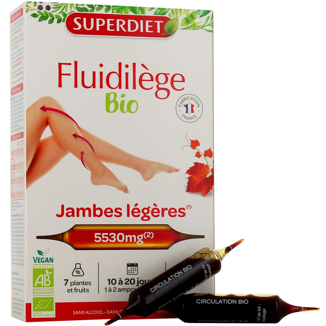 Super Diet Fluidilège Bio Jambes Légères - Superdiet