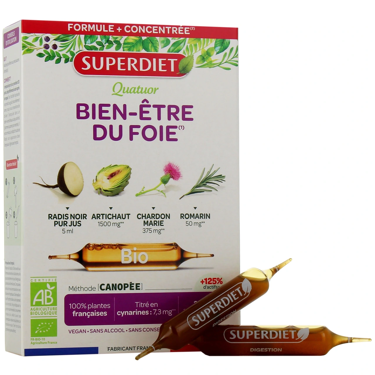 Super Diet Quatuor Bien-Être du Foie Bio - Superdiet