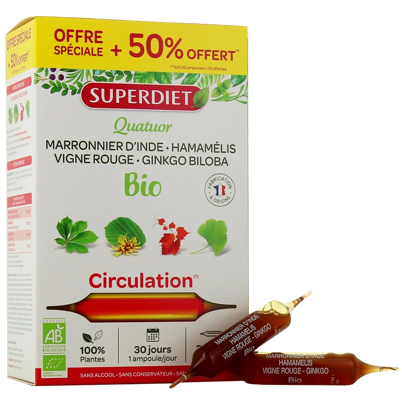 Super Diet Quatuor Circulation Bio - Vue 5