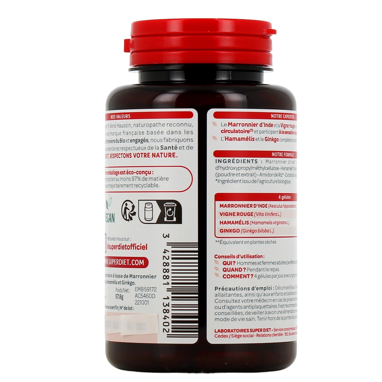 Super Diet Quatuor Circulation Bio - Vue 2