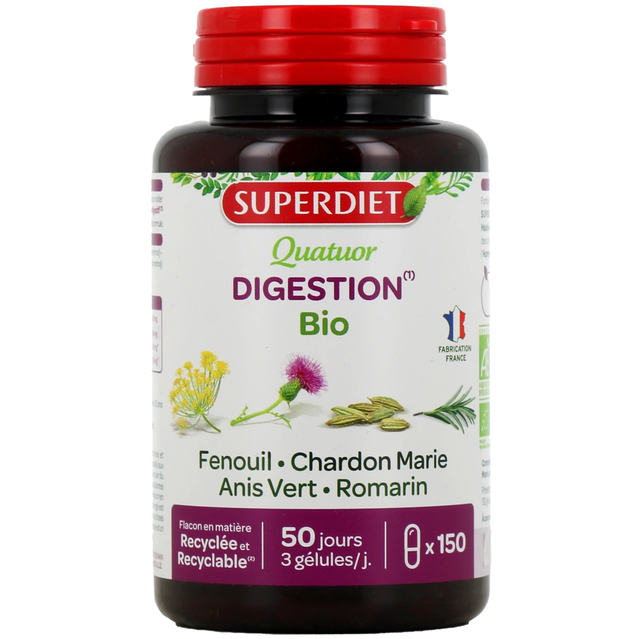 Super Diet Quatuor Digestion Bio - Superdiet