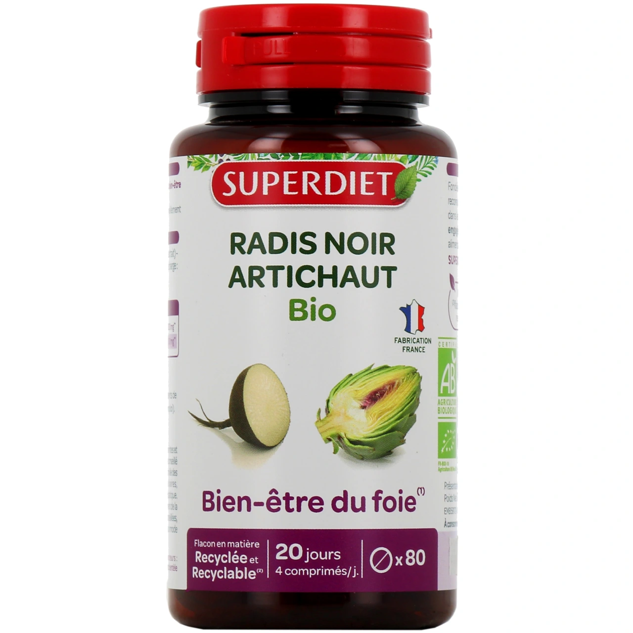 Super Diet Radis Noir Artichaut Bio - Superdiet