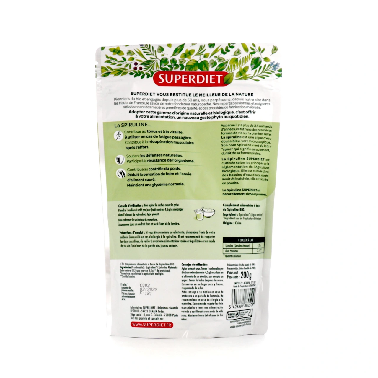 Super Diet Spiruline Bio - Vue 5