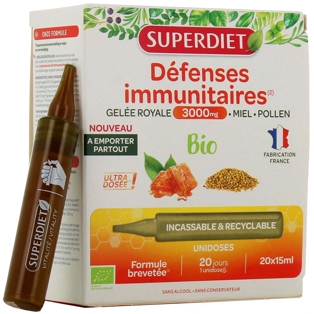Superdiet Gelée Royale Bio 3000 mg - Vue 4