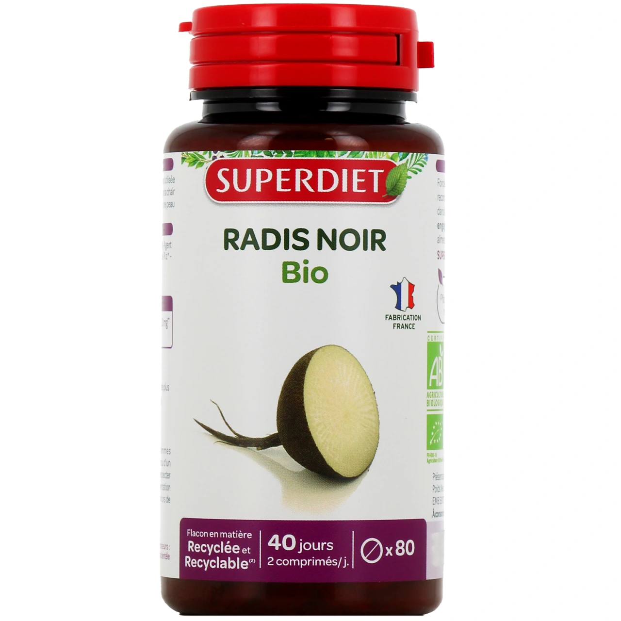 Superdiet Radis Noir Bio - Vue 4