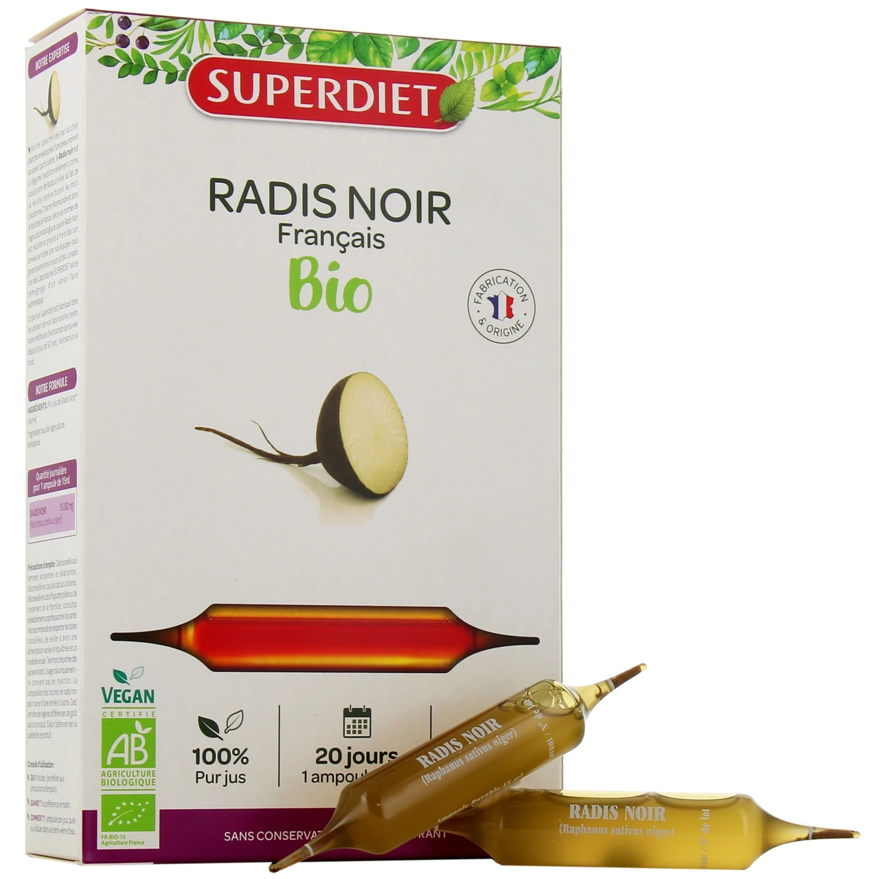 Superdiet Radis Noir Bio - Superdiet