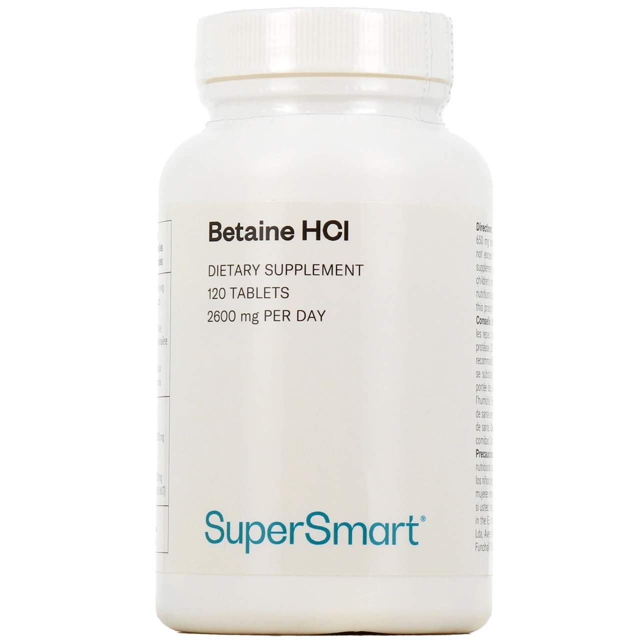 SuperSmart Bétaine HCl - SuperSmart