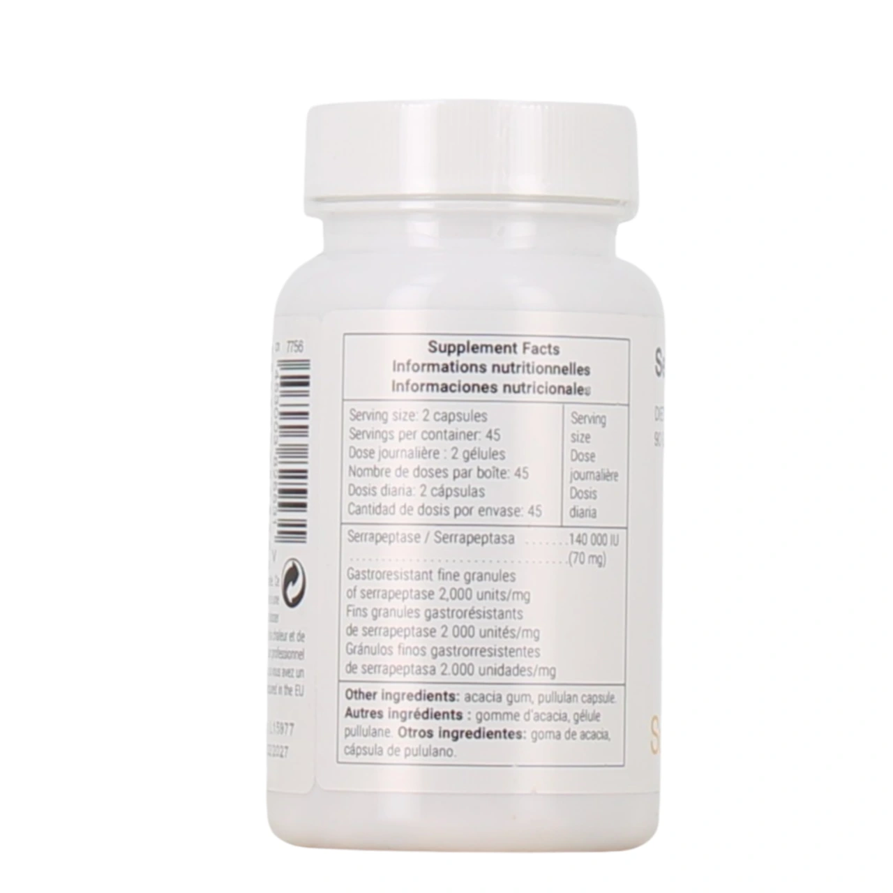 SuperSmart Serrapeptase - Vue 2