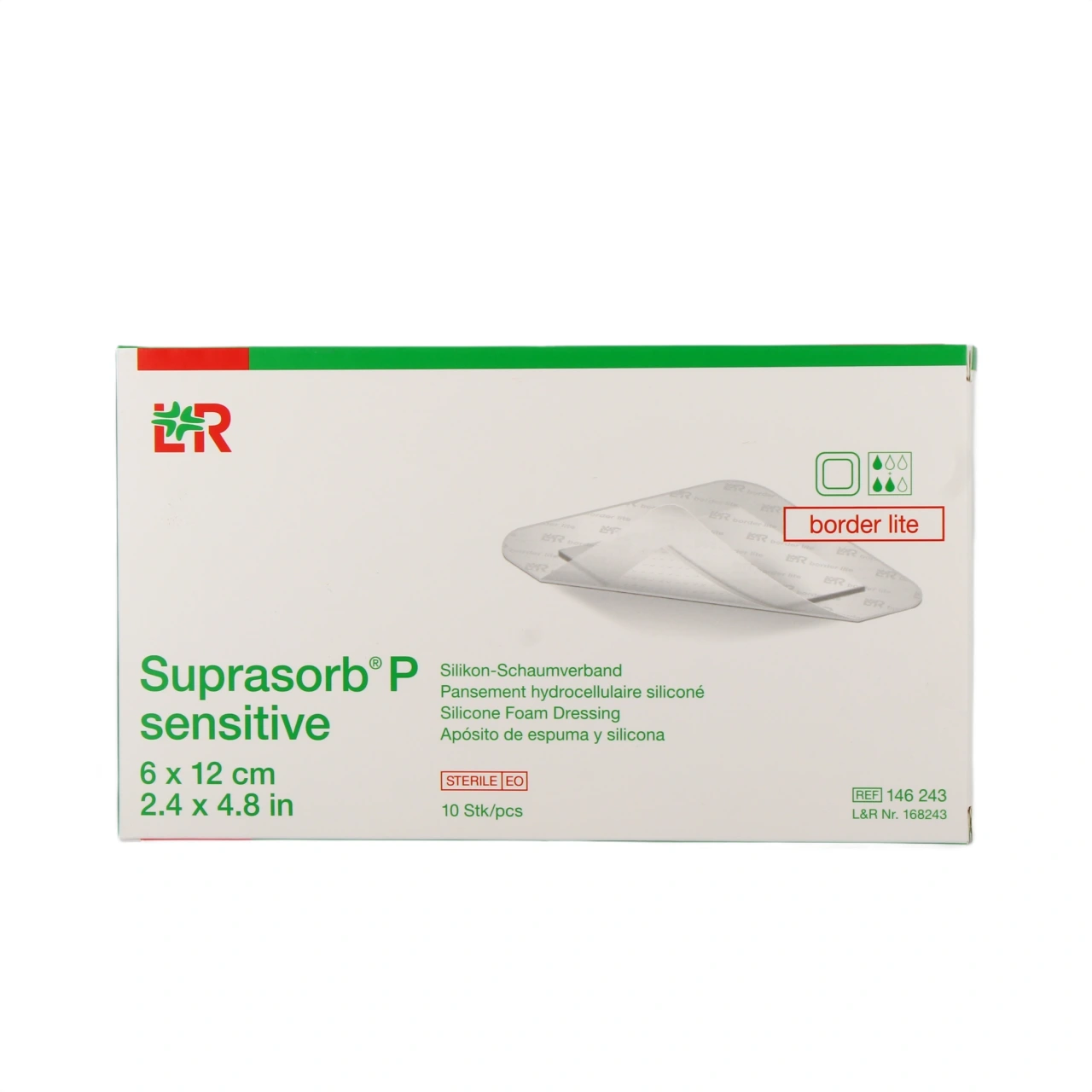 Suprasorb P Sensitive Pansements Hydrocellulaires siliconés - Vue 14