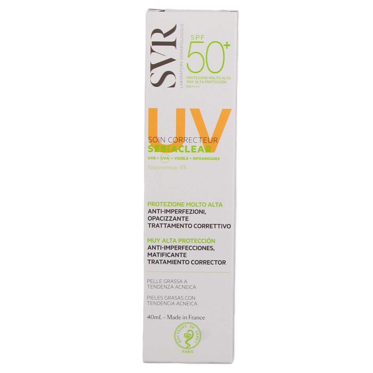 SVR Sebiaclear Crème Matifiante Anti-Imperfections SPF 50+ - Vue 3