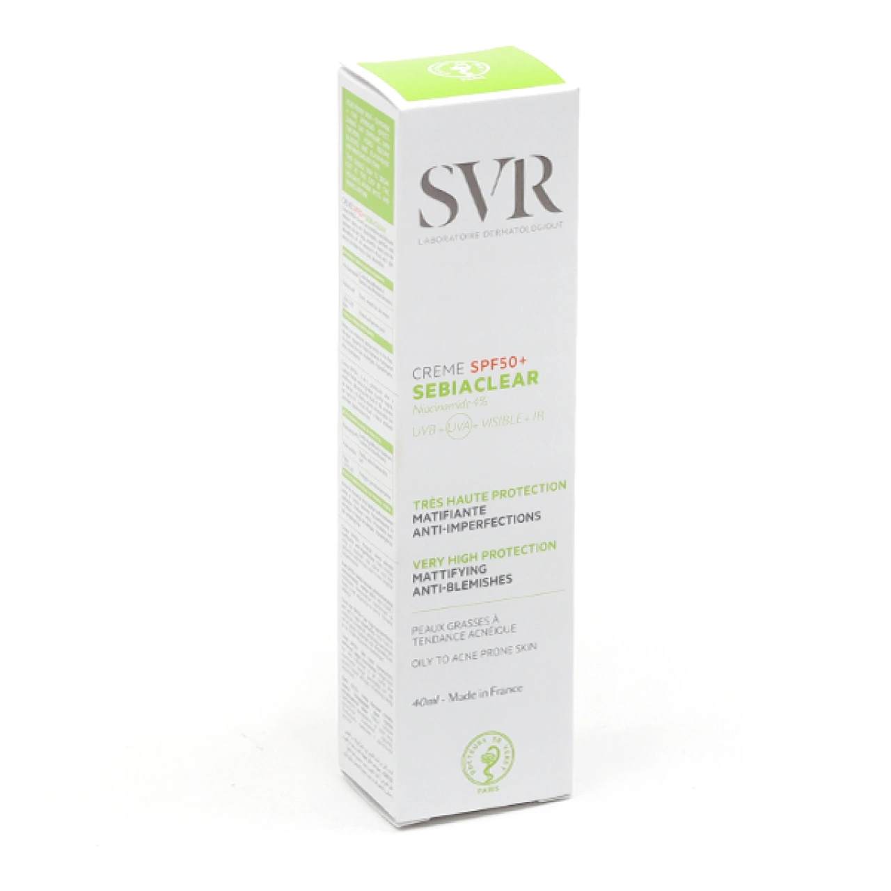 SVR Sebiaclear Crème Matifiante Anti-Imperfections SPF 50+ - Vue 7