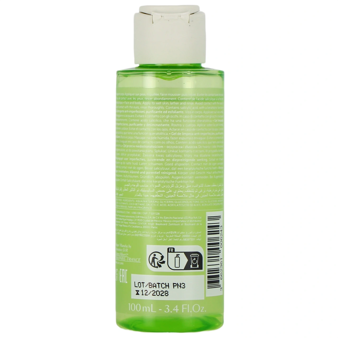 SVR Sebiaclear Gel moussant - Vue 3