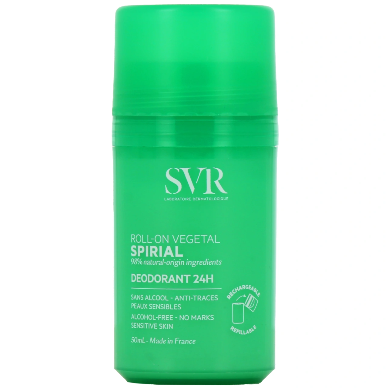 SVR Spirial Végétal Déodorant 24h Roll-On - Spirial