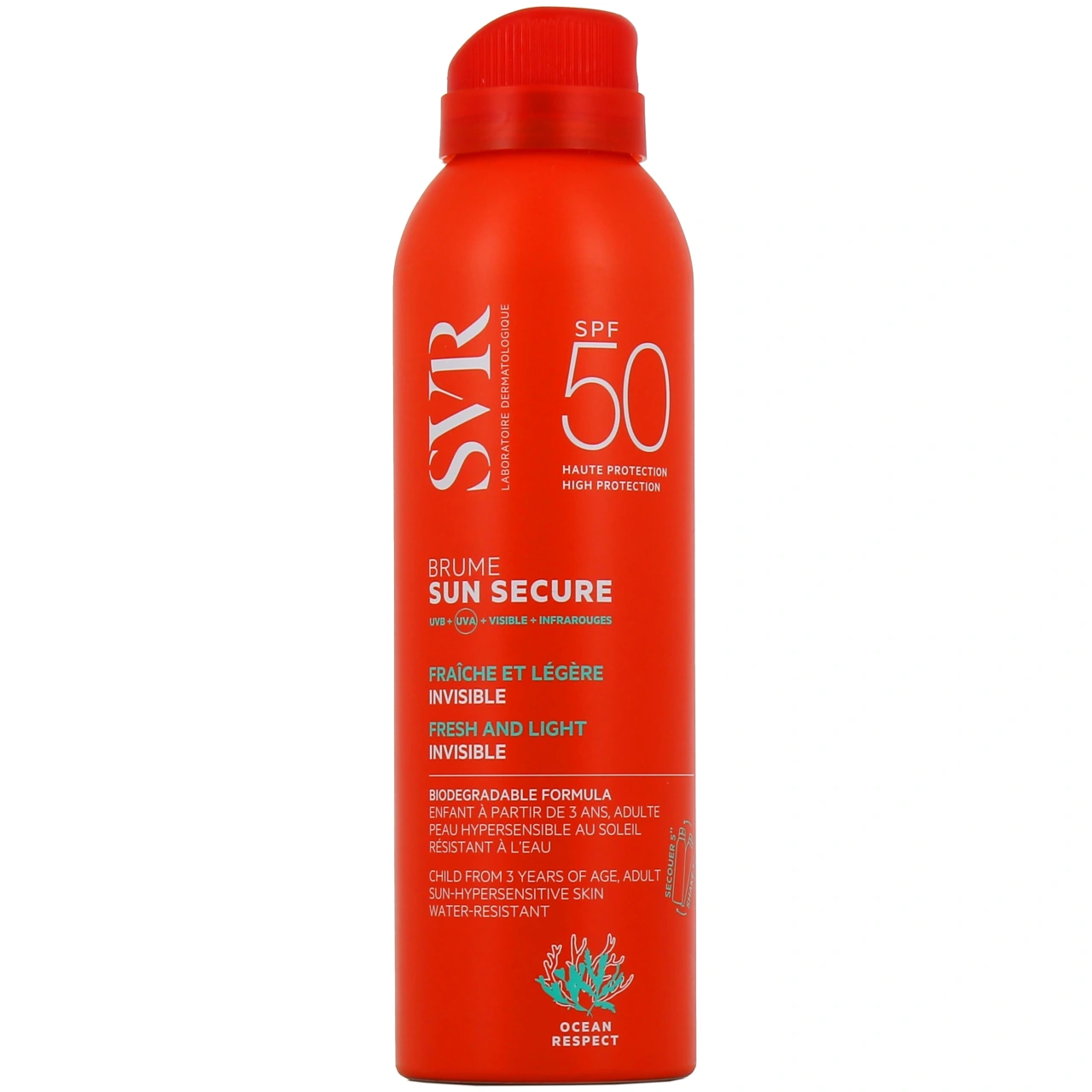 SVR Sun Secure Brume Solaire SPF50 - Sun Secure