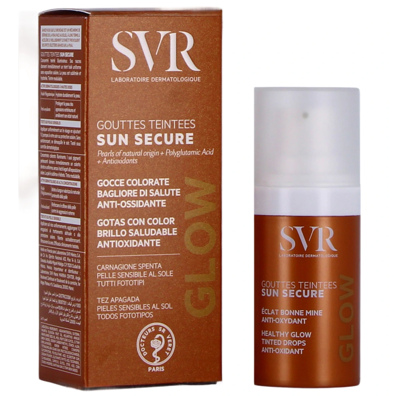 SVR Sun Secure Gouttes Teintées Glow - Sun Secure