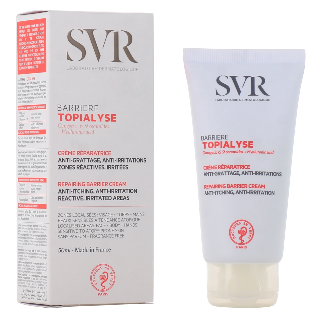 SVR Topialyse Barrière Crème Anti-Grattage Anti-Irritations - Topialyse