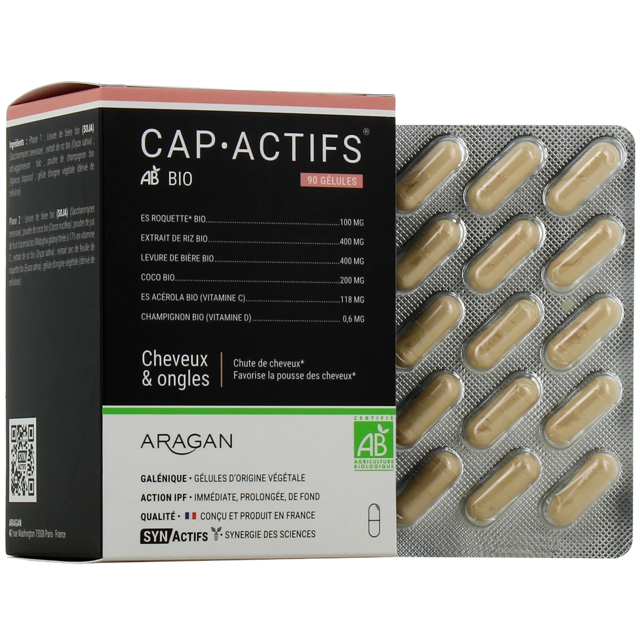 Synactifs Cap Actifs Bio Cheveux & Ongles - Synactifs