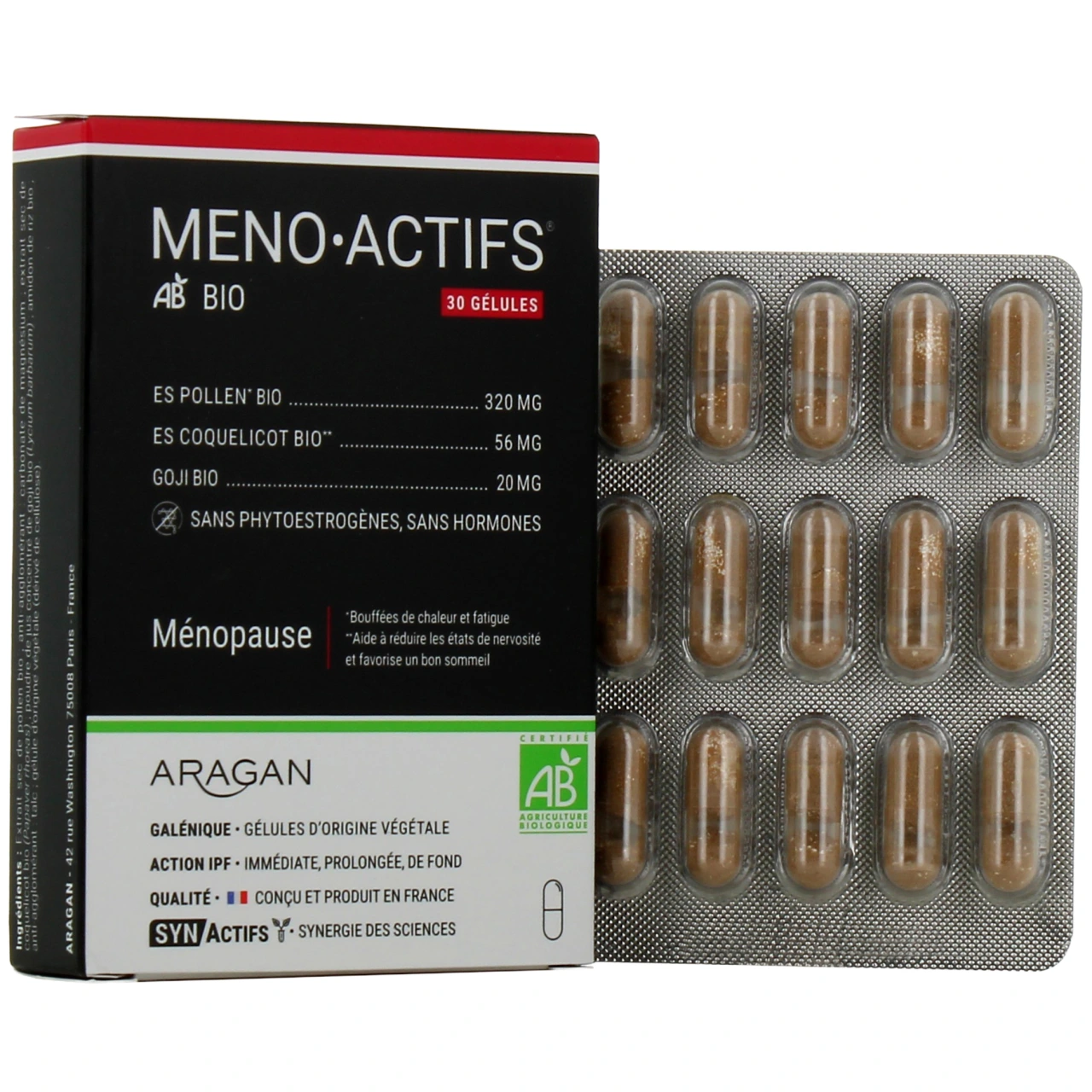Synactifs Meno Actifs Bio Ménopause - Synactifs