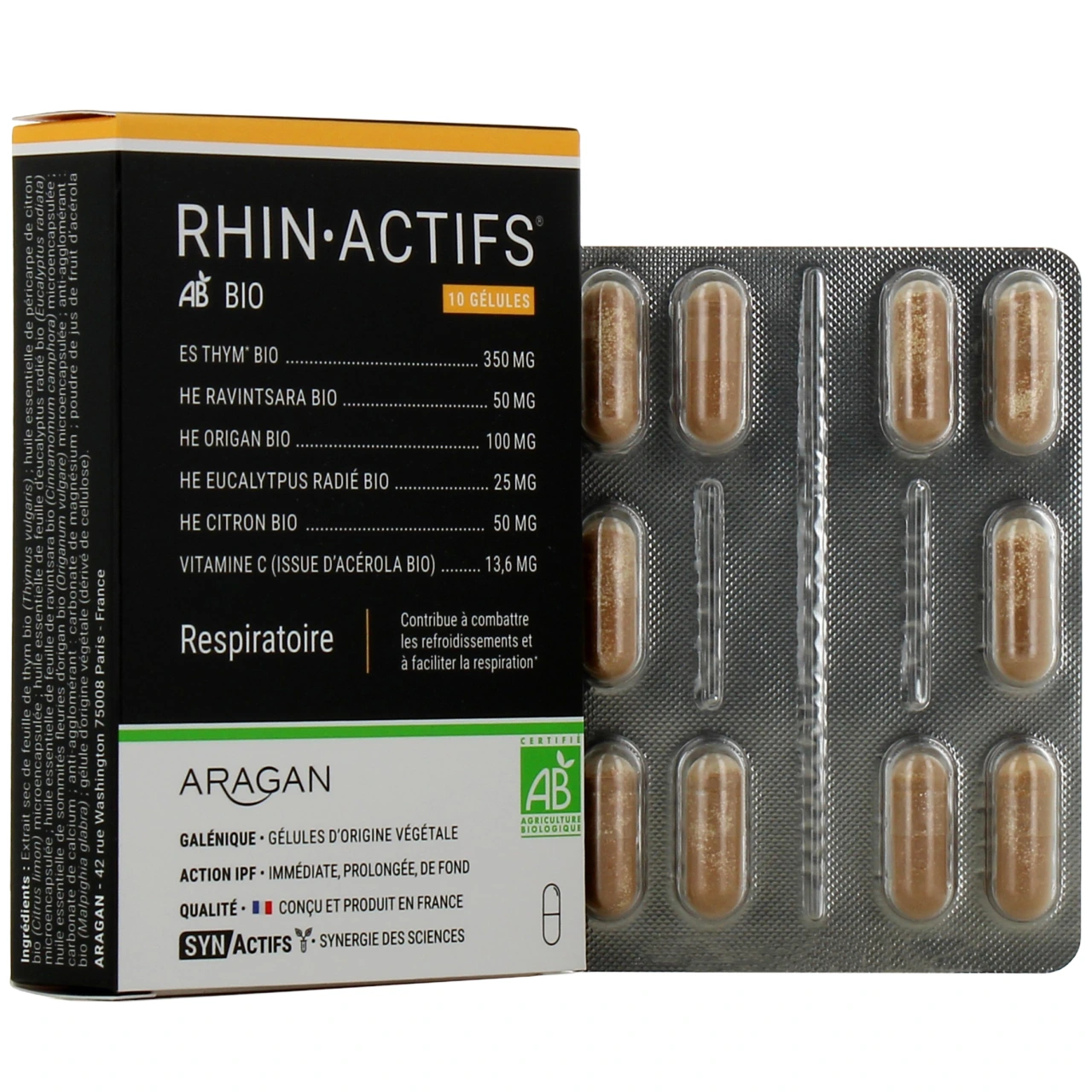 Synactifs Rhin Actifs Bio Respiratoire - Synactifs