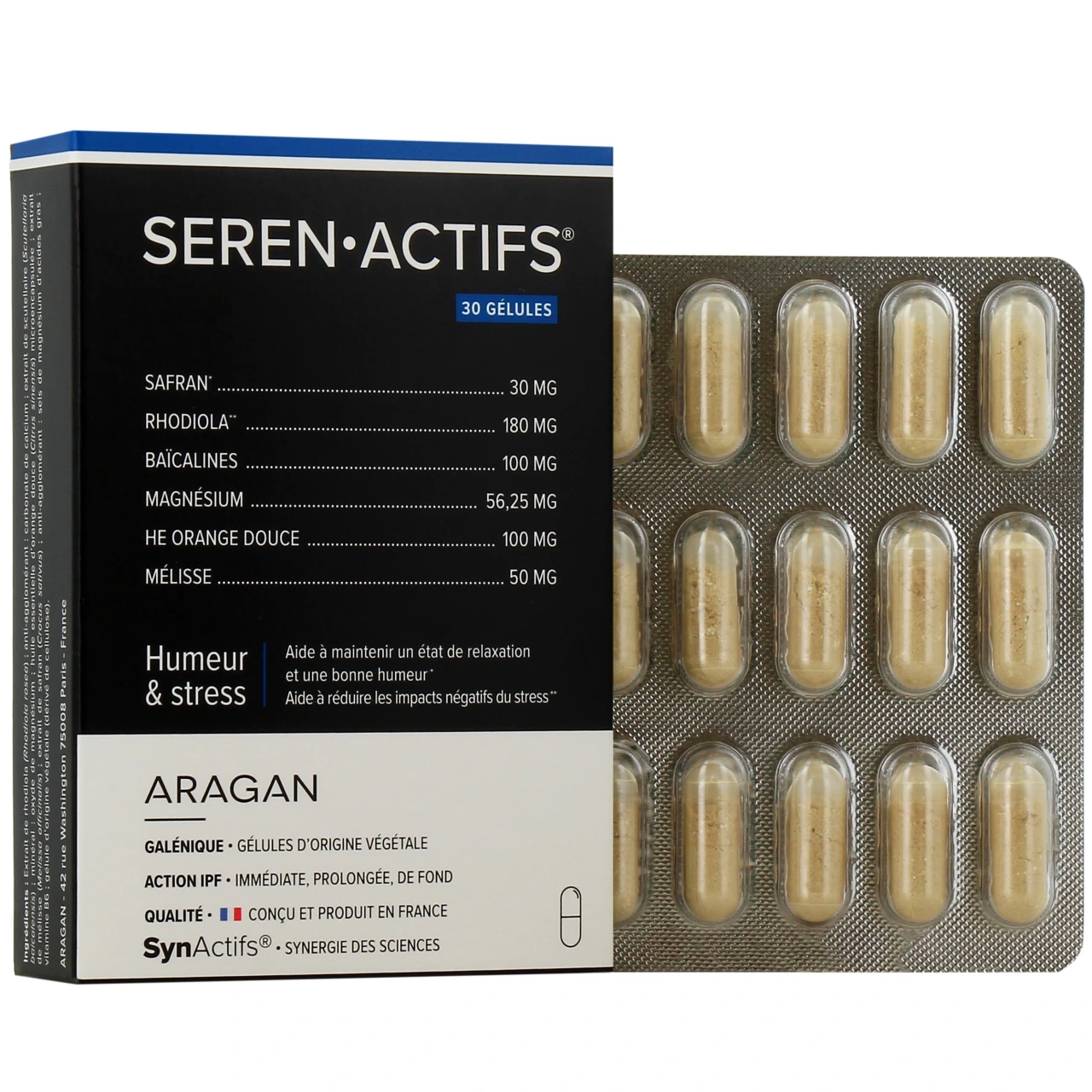 Synactifs Seren Actifs Stress & Humeur - Synactifs