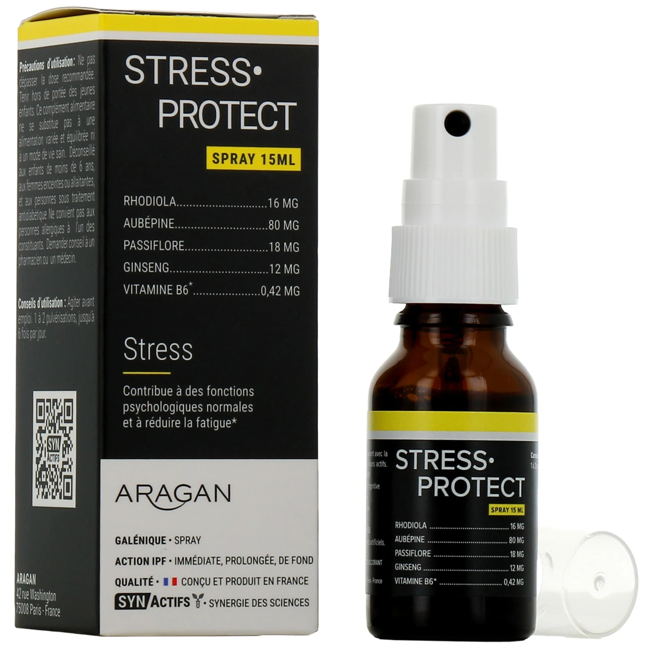 Synactifs Stress Protect Spray Buccal - Aragan