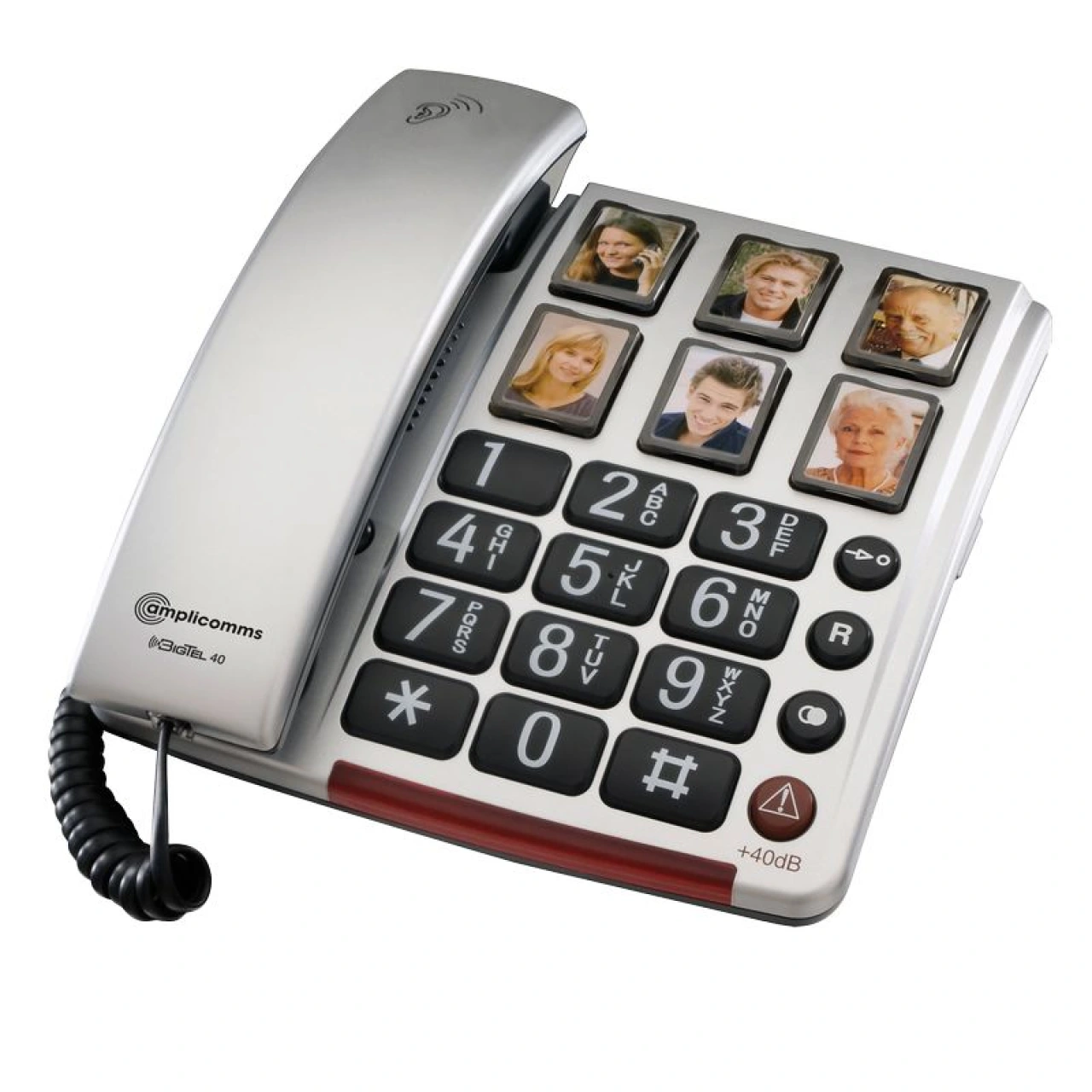 Téléphone Amplifié Big Tel 40 Plus - Identités