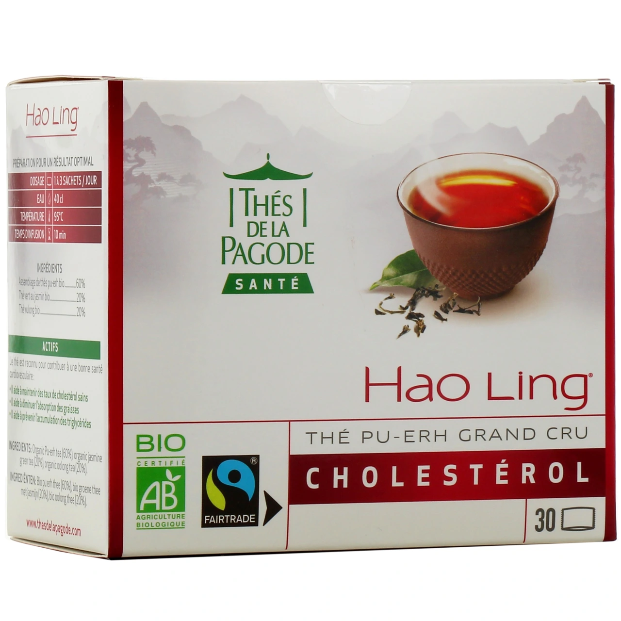 Thés de la Pagode Hao Ling Cholestérol - Vue 4