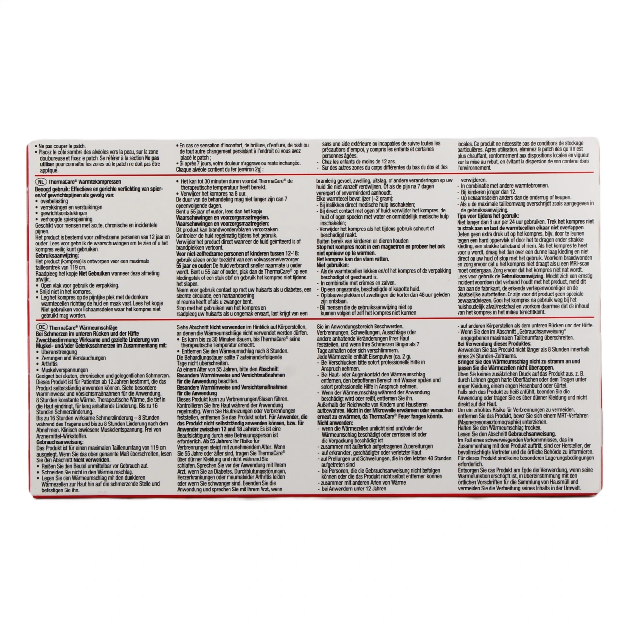 ThermaCare Patchs Auto-Chauffants - Vue 3