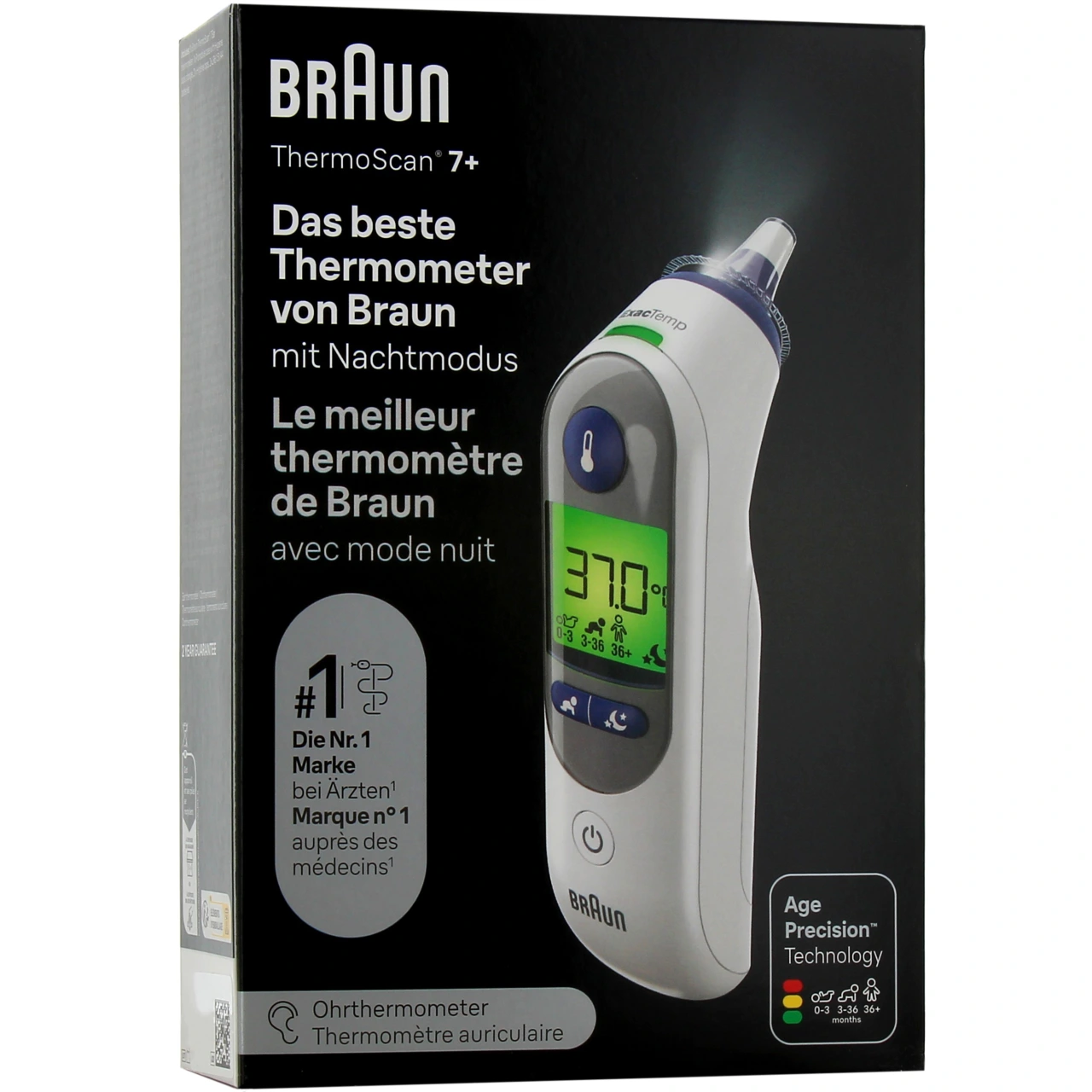 Thermomètre Auriculaire ThermoScan 7+ IRT6525 - Braun