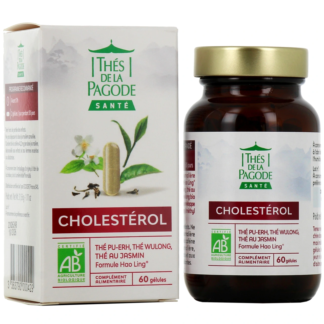 Thés de la Pagode Cholestérol Bio Gélules - Thés de la Pagode