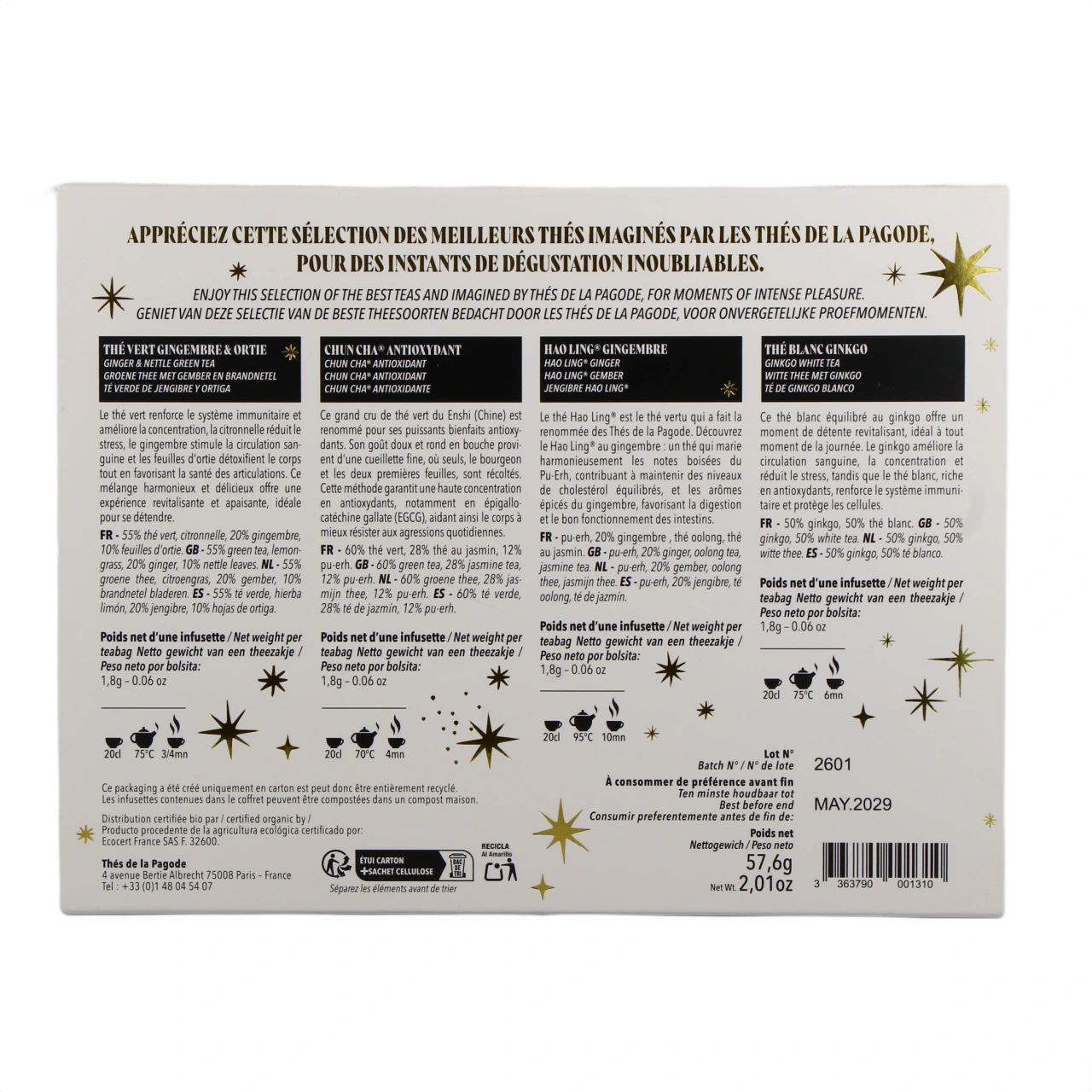 Thés de la Pagode Coffret Découverte - Vue 6