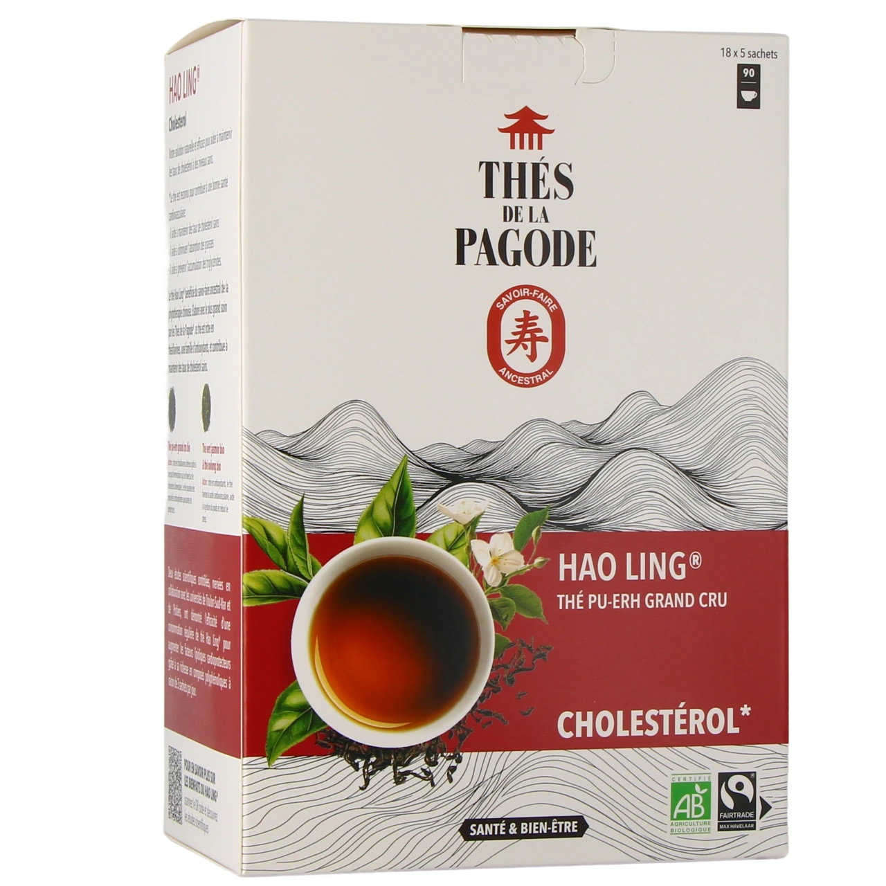 Thés de la Pagode Hao Ling Cholestérol - Thés de la Pagode
