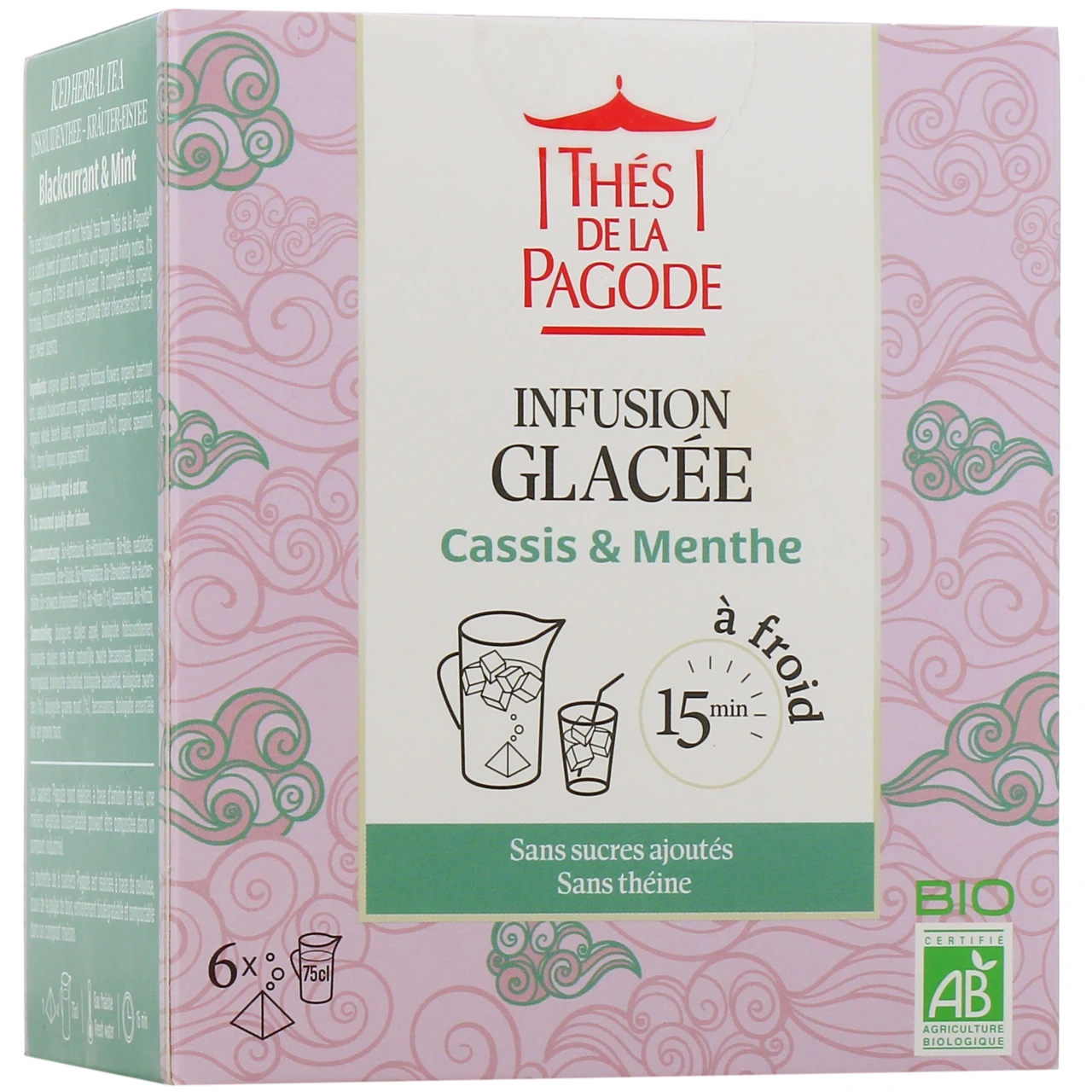Thés de la Pagode Infusion Glacée Cassis & Menthe - Thés de la Pagode