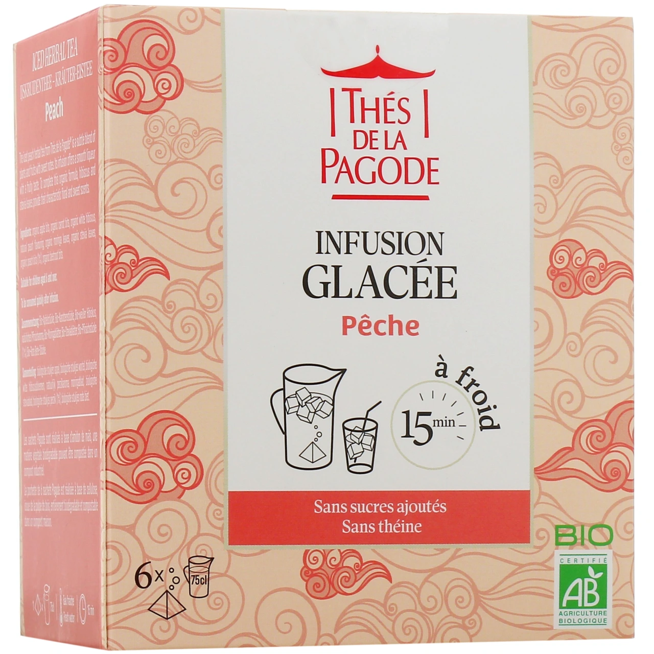Thés de la Pagode Infusion Glacée Pêche - Thés de la Pagode