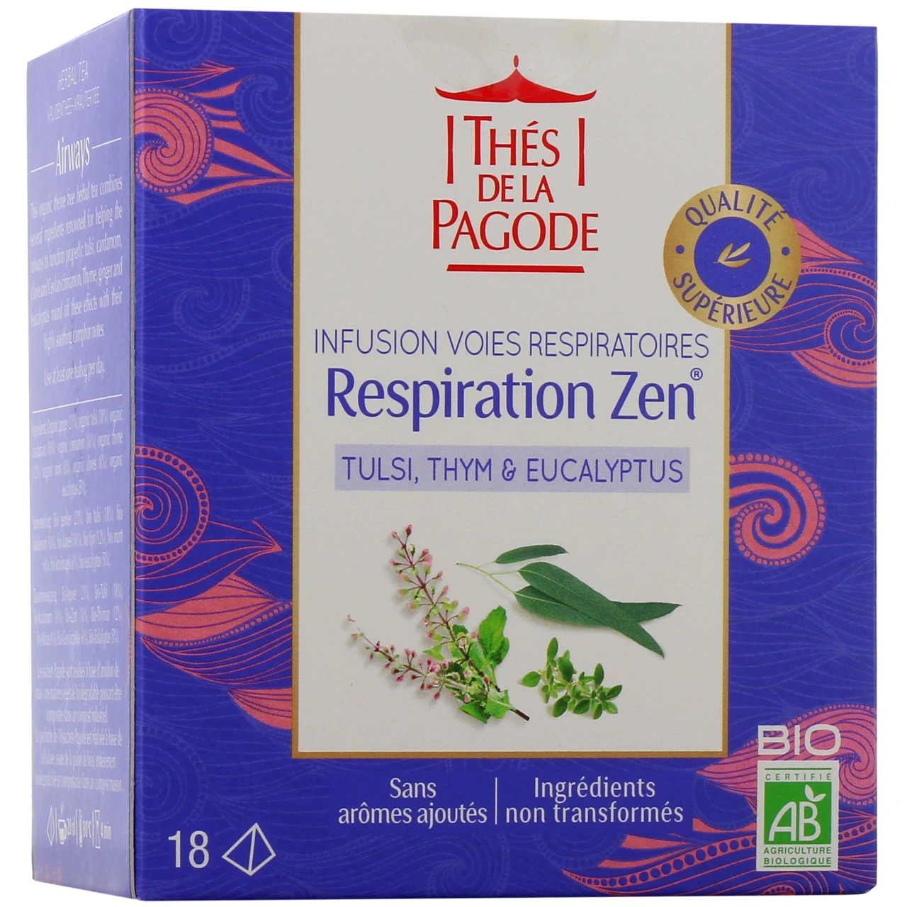 Thés de la Pagode Elixir d'Infusion Voies Respiratoires - Vue 4