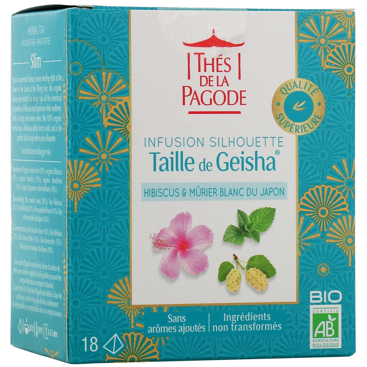 Thés de la Pagode Infusion Taille de Geisha Bio - Thés de la Pagode