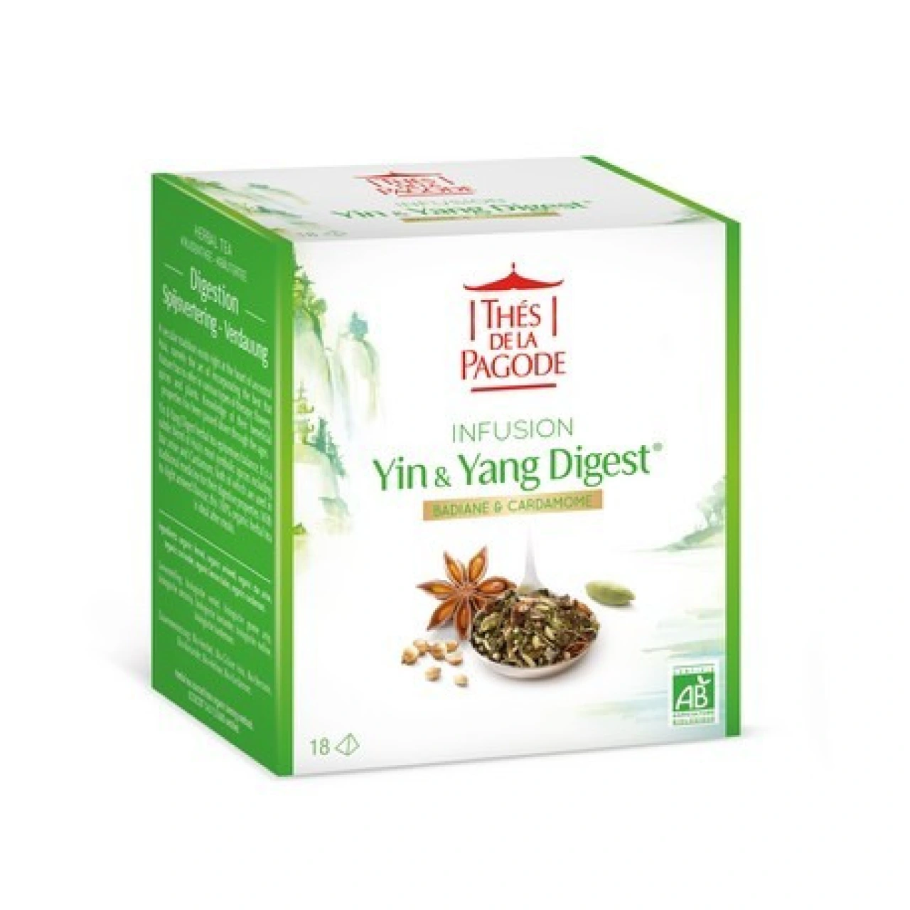 Thés de la Pagode Infusion Yin & Yang Digest Bio - Thés de la Pagode