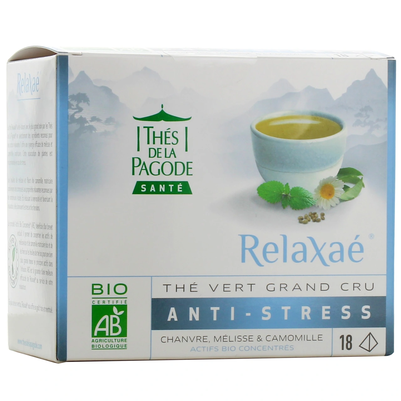 Thés de la Pagode Relaxaé Thé Vert Anti-Stress - Thés de la Pagode