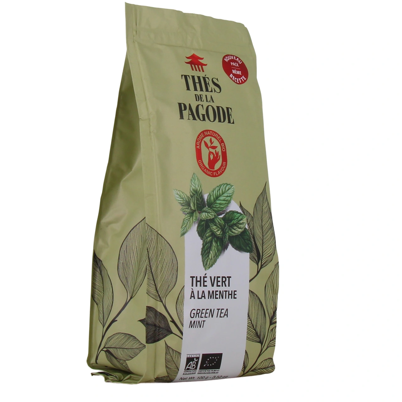 Thés de la Pagode Thé Vert à la Menthe Bio - Thés de la Pagode